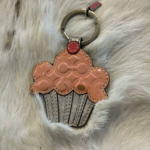 COACH Cupcake Keychain As Is